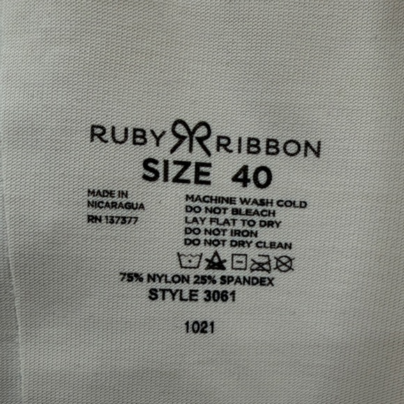 Ruby Ribbon Ivory Athena Cami - Picture 7 of 7